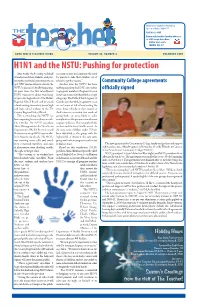 H1N1 and the NSTU