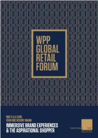 Immersive Brand Experiences & the Aspirational Shopper