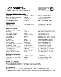 Joe Res 2021