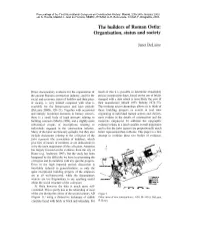 The Builders of Roman Ostia: Organisation, Status and Society