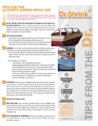 Tips for the Ultimate Shrink Wrap