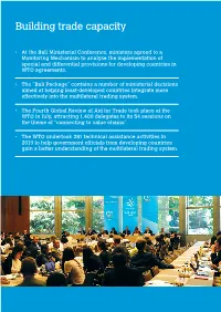 Building Trade Capacity Building Trade Capacity