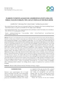 E Edulis ATION FLORISTIC ELEMENTS AS BASIS FOR