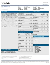 Global Balanced Fiduciary Services Lazard Asset Management