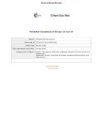 Polyether Complexes of Groups 13 and 14