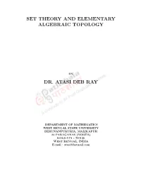 Set Theory and Elementary Algebraic Topology