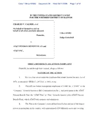 CHARLES V. CALDER, Et Al. : : on Behalf of Themselves and on : Behalf of All Others Similarly Situated, : : 1:06-Cv-01083 Plaintiffs, : : Judge Gottschall : V
