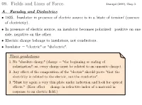 09. Fields and Lines of Force. Darrigol (2000), Chap 3