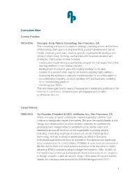 Andy Patrick CV