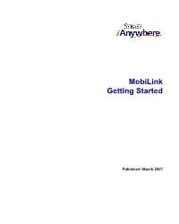 Mobilink Getting Started