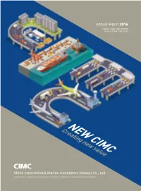 New CIMC Creating New Value