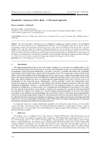 Quantitative Analysis of a River Basin - a GIS-Based Approach