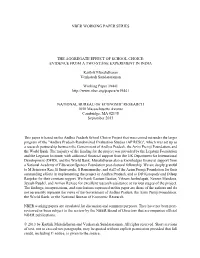 The Aggregate Effect of School Choice: Evidence from a Two-Stage Experiment in India