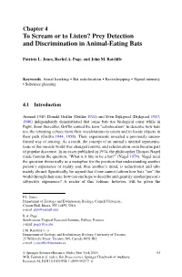 To Scream Or to Listen? Prey Detection and Discrimination in Animal-Eating Bats