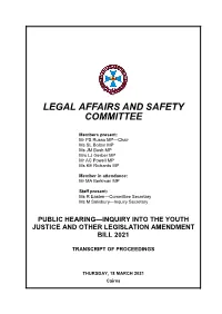 Transcript of Proceedings