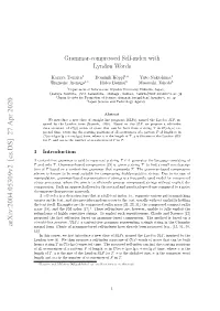 Grammar-Compressed Self-Index with Lyndon Words