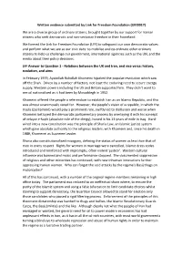 Written Evidence Submitted by Link For