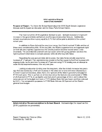 2018 Legislative Wrap up EXECUTIVE SUMMARY