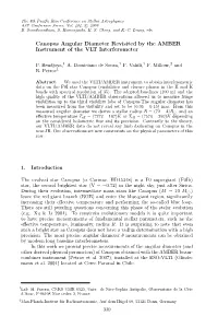 Canopus Angular Diameter Revisited by the AMBER Instrument of the VLT Interferometer