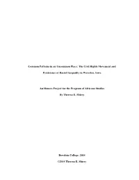 Common Patterns in an Uncommon Place: the Civil Rights Movement And