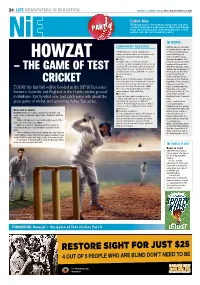 – the Game of Test Cricket Part 5