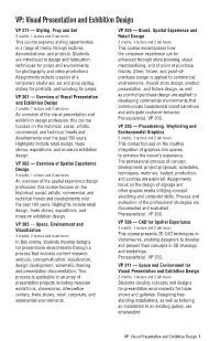 VP: Visual Presentation and Exhibition Design