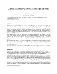 A Study of Understanding the Architectural Landscape and Construction Technology in a Complex of Historical Tombs from the Thirteenth Century