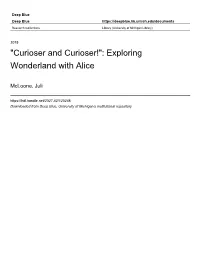 Exploring Wonderland with Alice