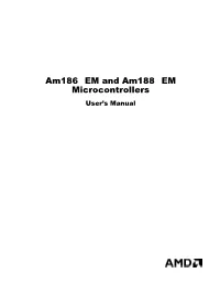 Am186em and Am188em User's Manual