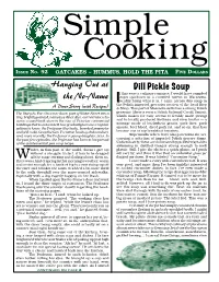 Hanging out at the No-Name Dill Pickle Soup