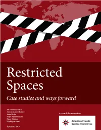 Restricted Spaces Case Studies and Ways Forward