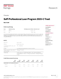 Sofi Professional Loan Program 2020-C Trust