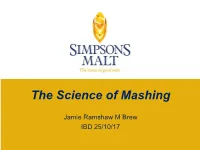 The Science of Mashing by Jamie Ramshaw