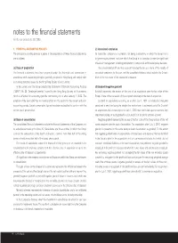 Notes to the Financial Statements for the Year Ended June 30, 2003