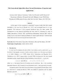 The Generalized-Alpha-Beta-Skew-Normal Distribution: Properties and Applications