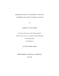 The Rhetoric of Revenge in Feminist Texts About
