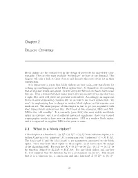 Chapter 2 Block Ciphers