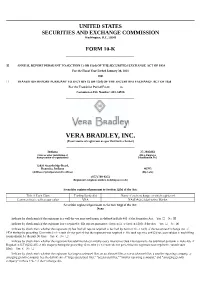 Fiscal 2021 Annual Report on Form 10-K