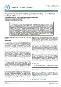 Integrated Water Resources Management of Maetang Sub