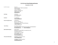 OAPSB Zone 5 Board Membership Directory