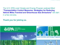 Presentation on Local Climate and Energy Program Overview