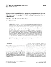 Revision of the Boselaphin Bovid Miotragocerus Monacensis STROMER, 1928 (Mammalia, Bovidae) at the Middle to Late Miocene Transition in Central Europe