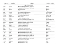 Attendee List June 5 .Pdf