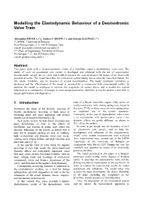 Modelling the Elastodynamic Behaviour of a Desmodromic Valve Train