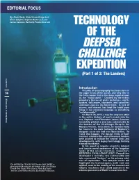 DEEPSEA CHALLENGE EXPEDITION (Part 1 of 2: the Landers)