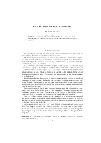 FACE VECTORS of FLAG COMPLEXES 1. Introduction We