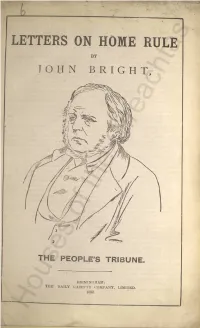 Letters on Home Rule
