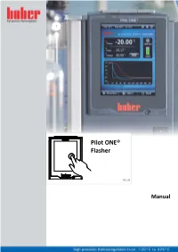 Manual Pilot ONE Flasher, En