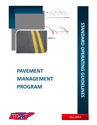 Pavement Management Program