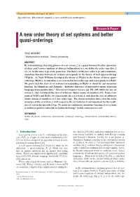 A New Order Theory of Set Systems and Better Quasi-Orderings